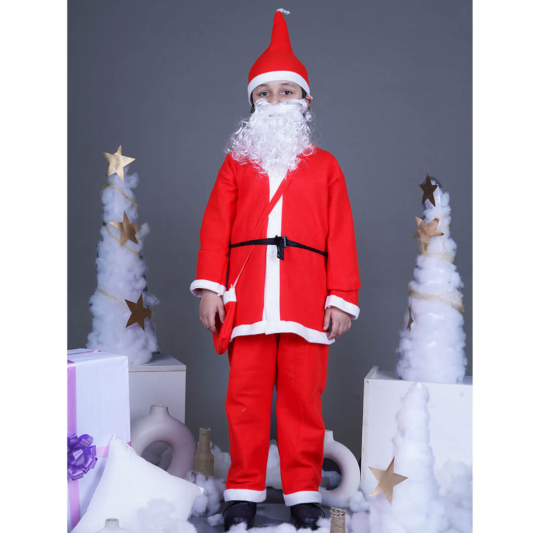 Premium Santa Claus Costume for Kids – Complete 6-Piece Christmas Dres –  ItsMyCostume