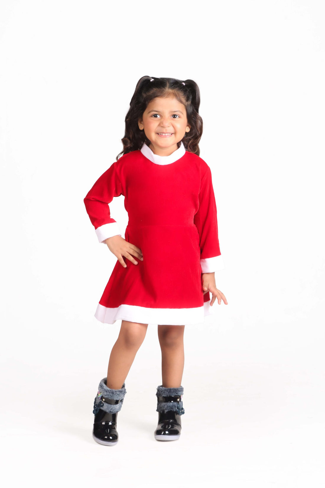 Santa Claus Dress Christmas Dress For Girls/ Santa Costume for Girls