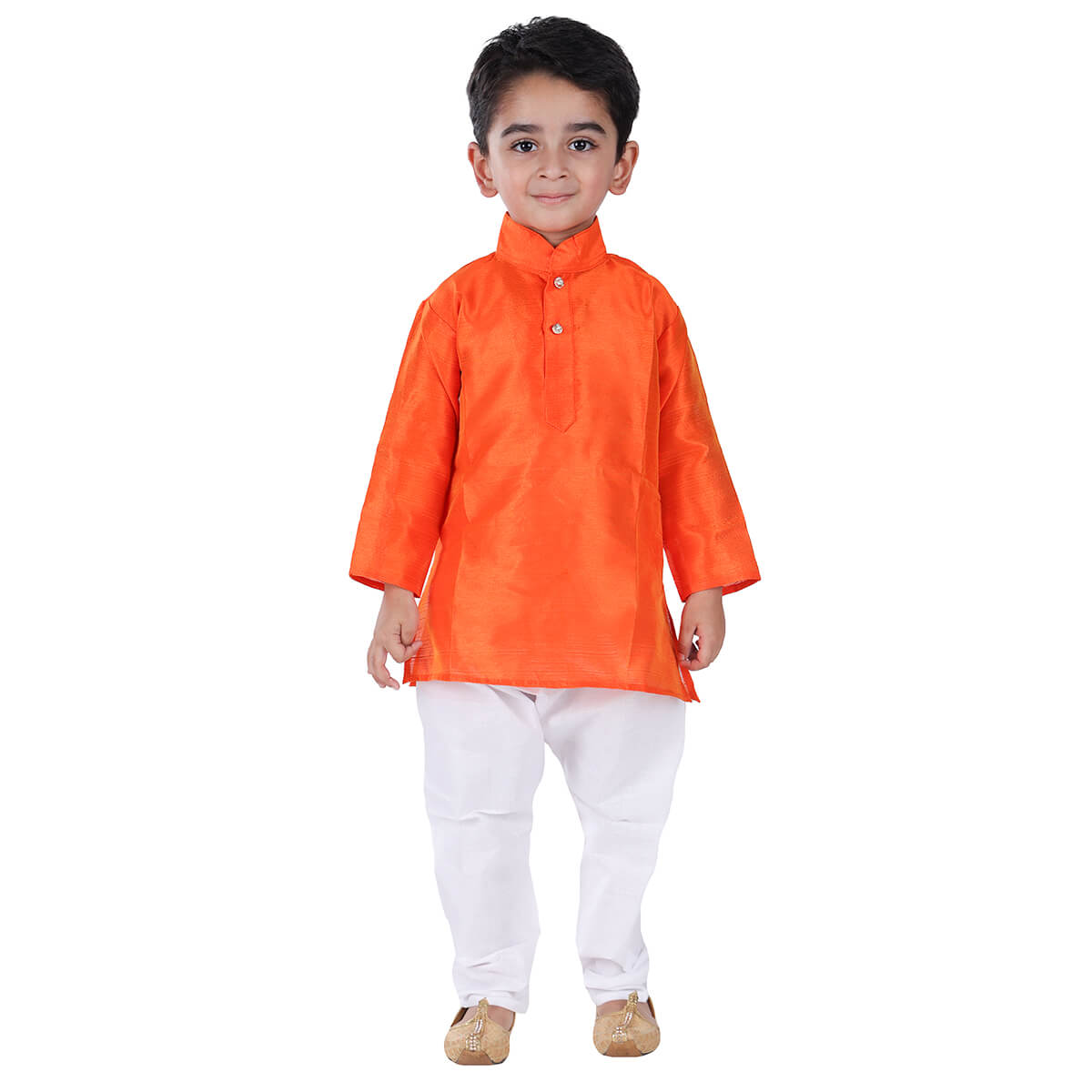Orange Kurta Pajama Set for Boys Kids Complete Set (IMC21000-Oranngg)