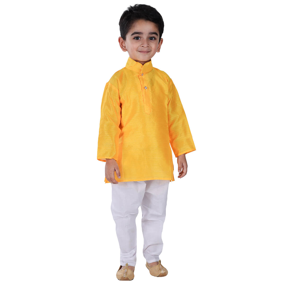 Yellow Kurta Pajama Set for Baby Boy - Complete Set (IMC21000-Yelloww)