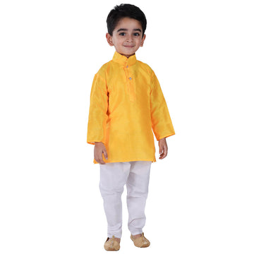 Yellow Kurta Pajama Set for Baby Boy - Complete Set (IMC21000-Yelloww)