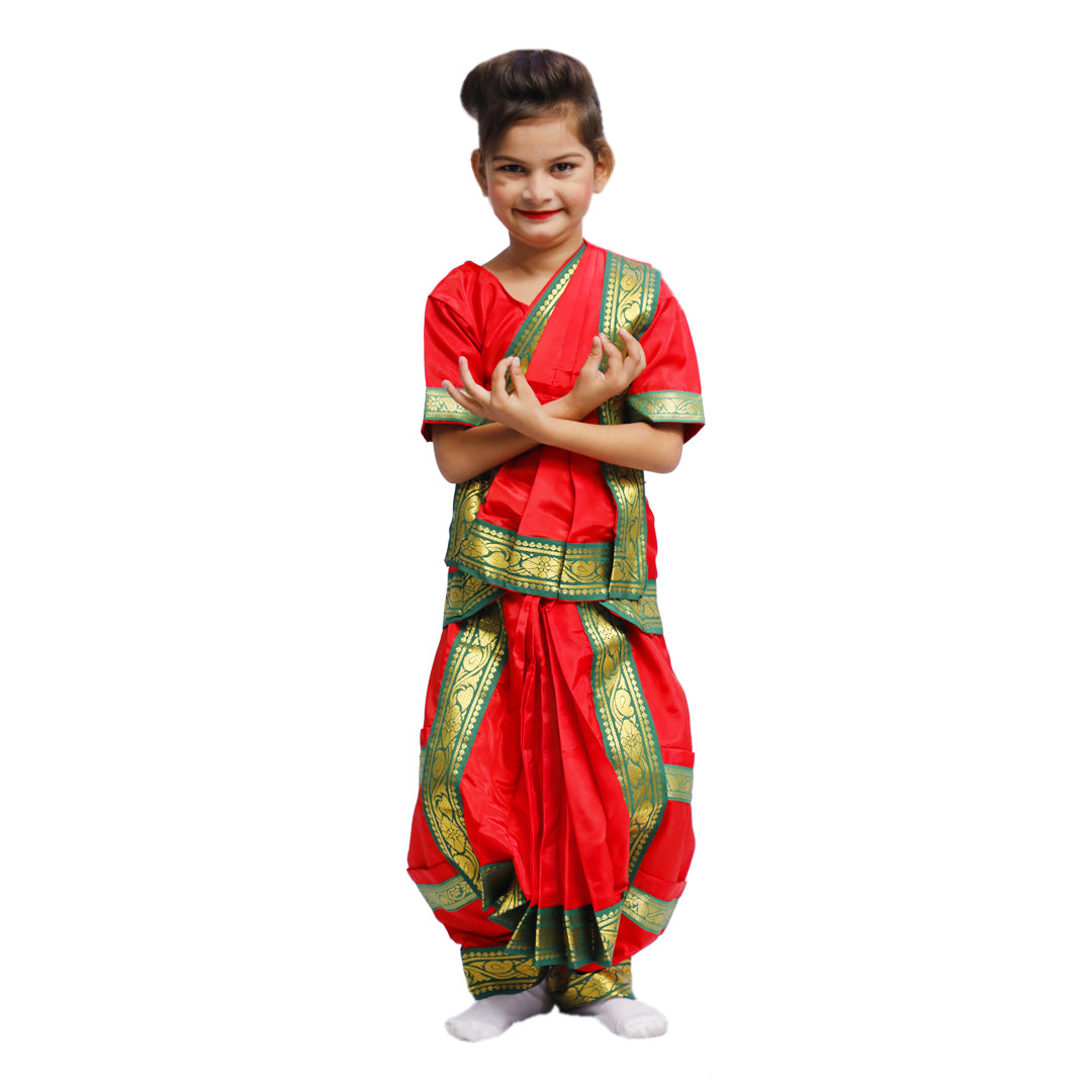 Bharatnatyam Costume – Red Indian Classical Dance