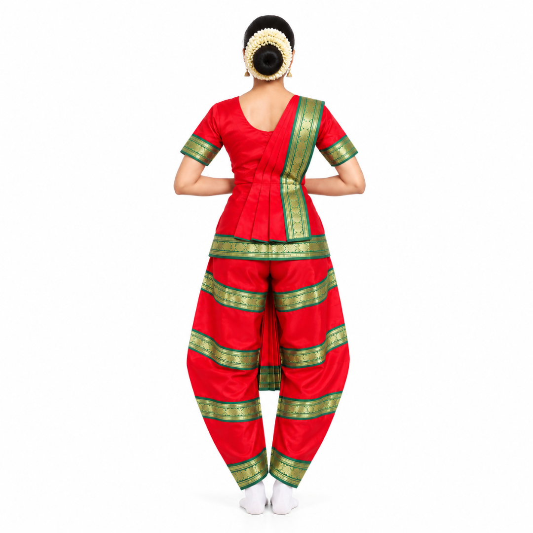 Bharatnatyam Costume – Red Indian Classical Dance