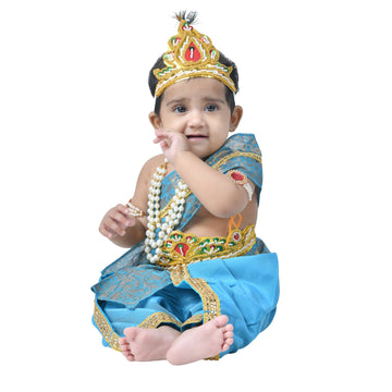 Krishna Dress for Baby Boy Kids Set of 10 Little Krishna Ji Kanha Janmasthmi Costume for Kids