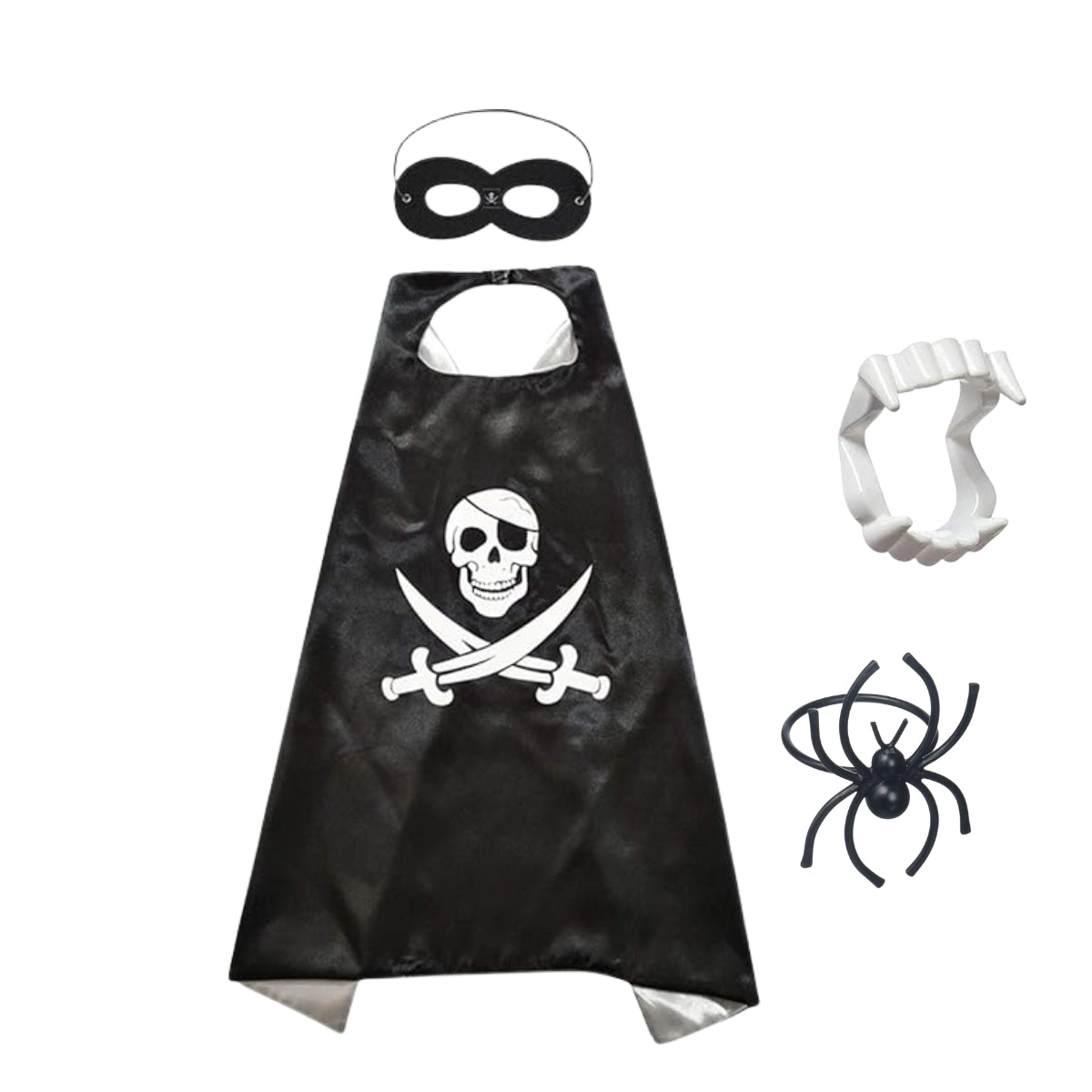Halloween Dress|Pirate & Devil's Costume and Accessories|For Girls and boys Kids |Haunted Horror Theme Dress (FREE scary teeth)