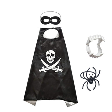 Halloween Dress|Pirate & Devil's Costume and Accessories|For Girls and boys Kids |Haunted Horror Theme Dress (FREE scary teeth)