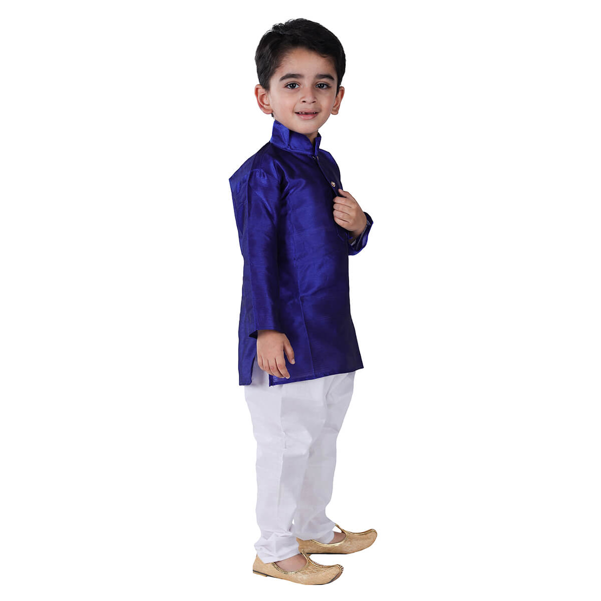Blue Kurta Pajama Set for Boys Kids Complete Set (IMC21000-Bluuue)