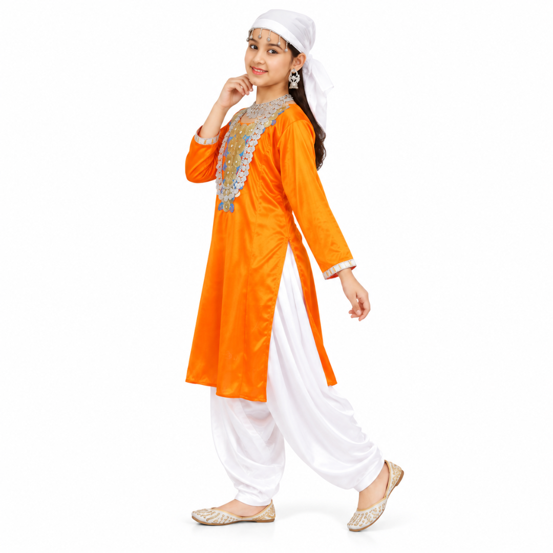 Kashmiri Dress For Girl - Kids Fancy Costume (IMC615)
