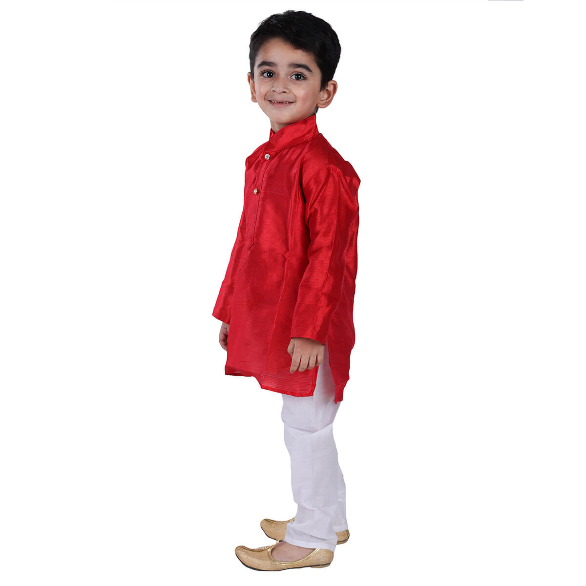 Red Kurta Pajama Set for Boy Kid - Complete Set (IMC21000-Reddd)