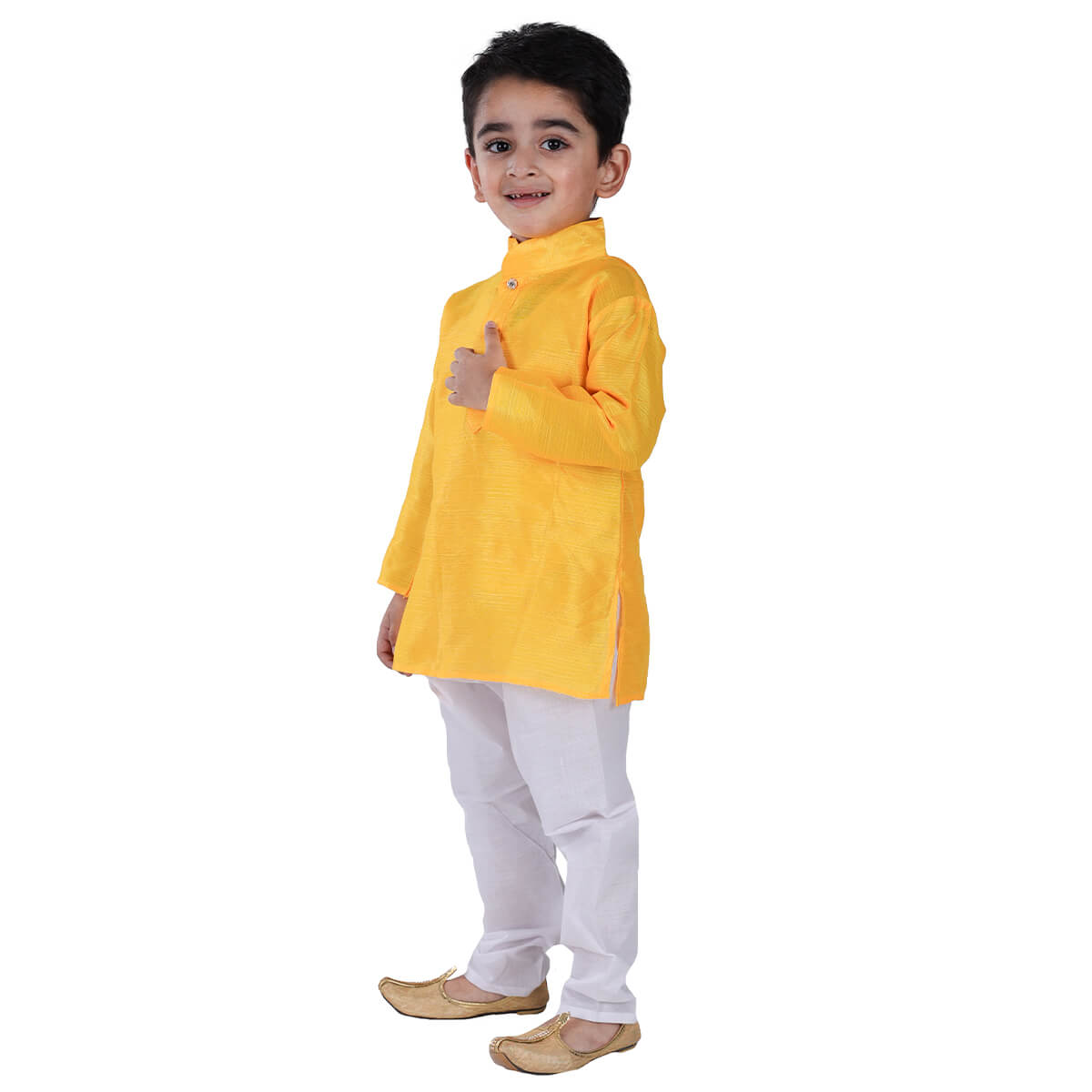 Yellow Kurta Pajama Set for Baby Boy - Complete Set (IMC21000-Yelloww)