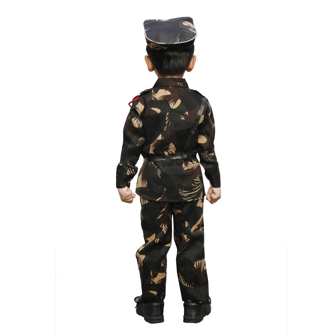 Army Costume Dress For Boys Kids Professional Fancy dress Costume