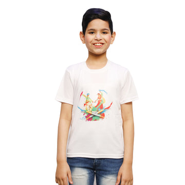 Holi T-Shirts - Printed Round Neck T-shirts for Boys &amp; Girls (IMC2025-Holi2)