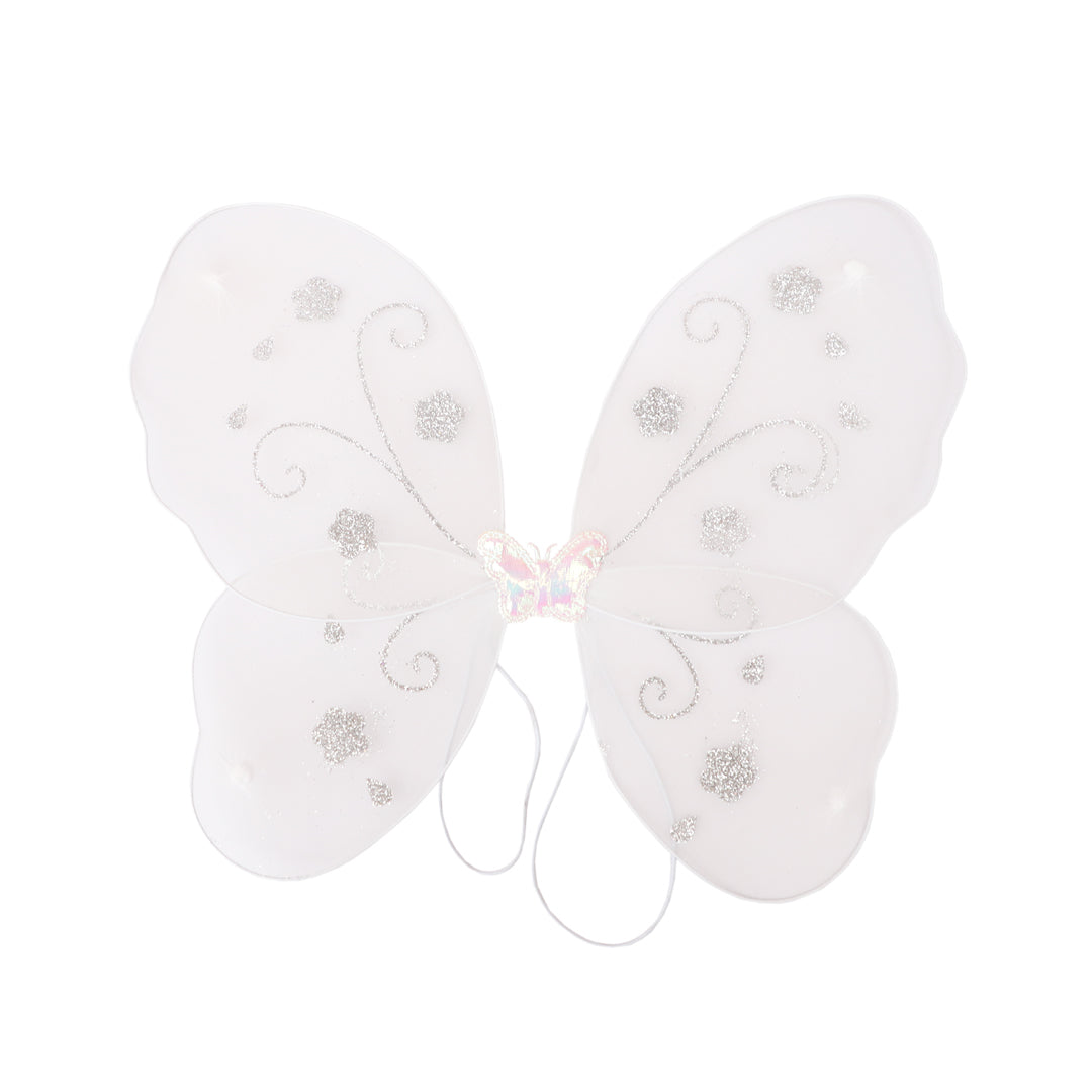 Fairy Butterfly Wings Off White Complete Set(Wings,Hairband,Stick)