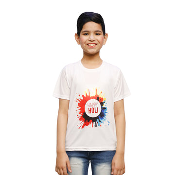 Printed Holi T-shirts for Kids - Kids Fancy Dress (IMC17000-Holi16)