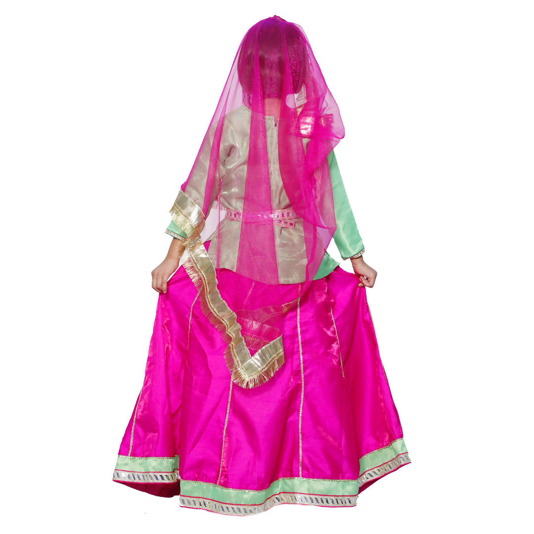 Radha Sita Navratri Garba Girls Dress for Kids Lehenga/Chaniya,Choli with Dupatta