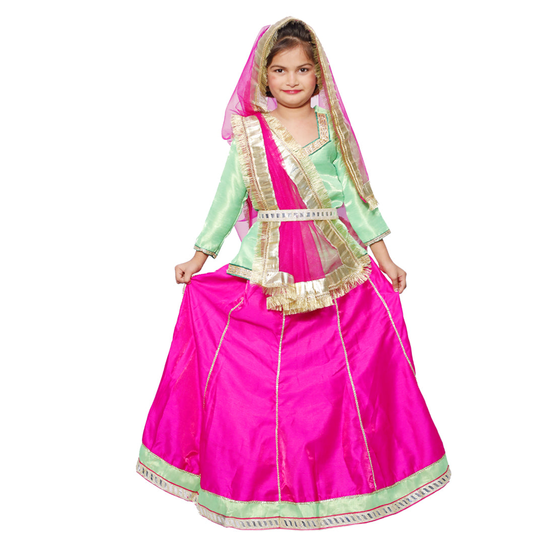 Radha Sita Navratri Garba Girls Dress for Kids Lehenga/Chaniya,Choli with Dupatta