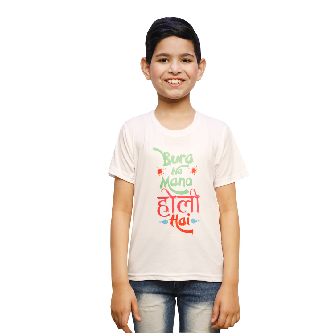 Holi Tshirts for Boys &amp; Girls - Kids Fancy Dress (IMC2025-Holi5)