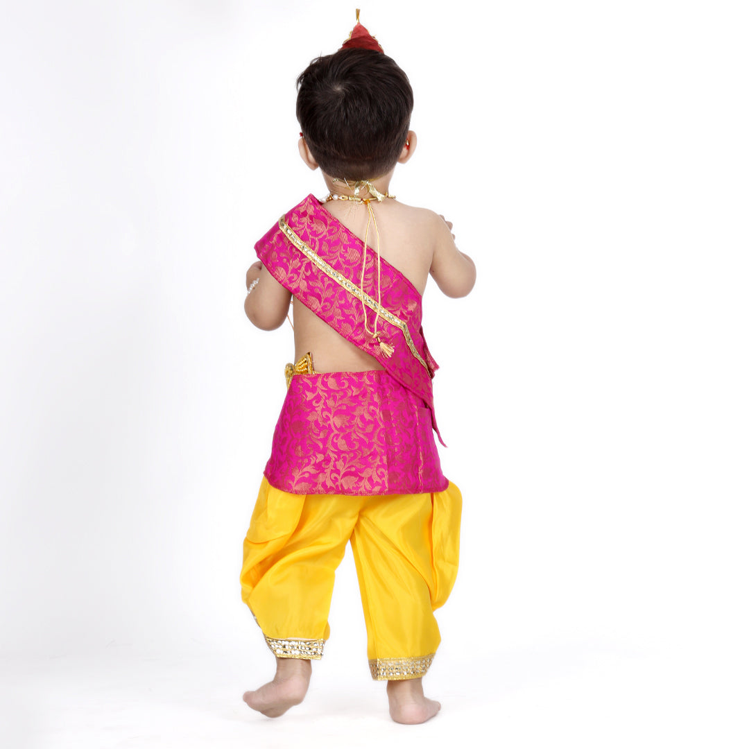 Krishna Dress for Baby Boy Kids Set of 10 Little Krishna Ji Kanha Janmasthmi Costume for Kids