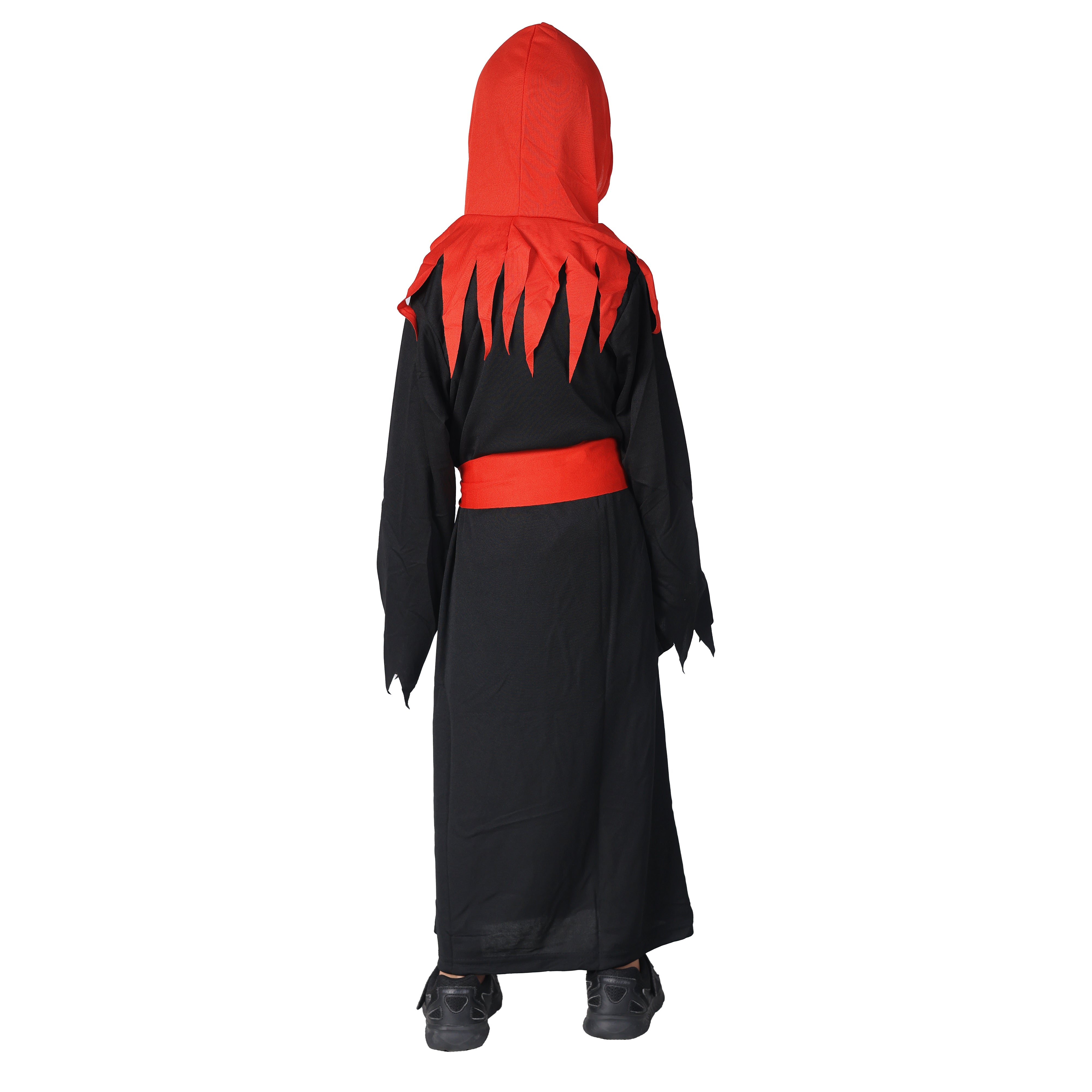 Halloween Dress|Devil's Costume and Accessories|For Girls and Boys Kids |Haunted Horror Theme Dress (FREE scary teeth)