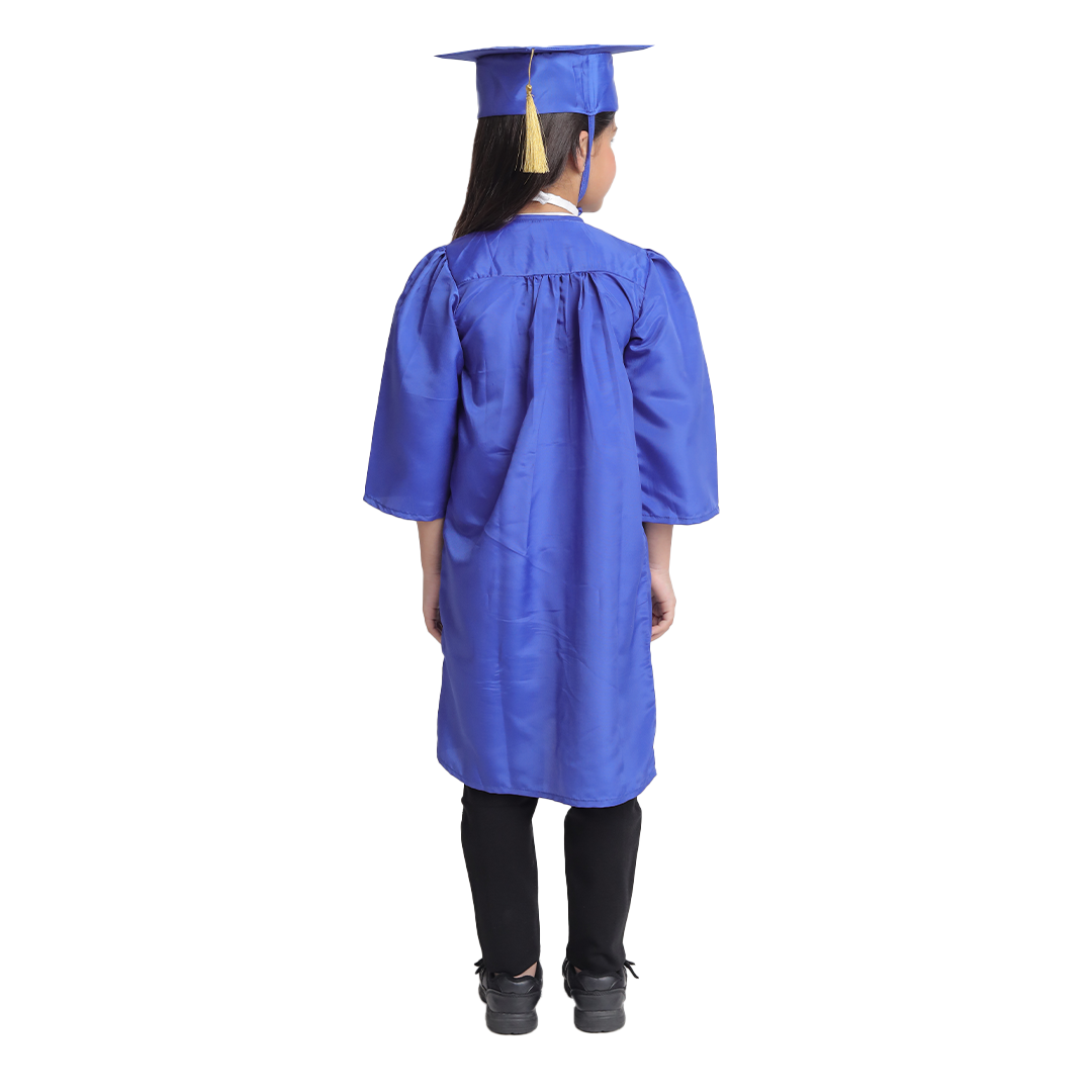 Convocation Graduation Blue Gown Costume for Kids