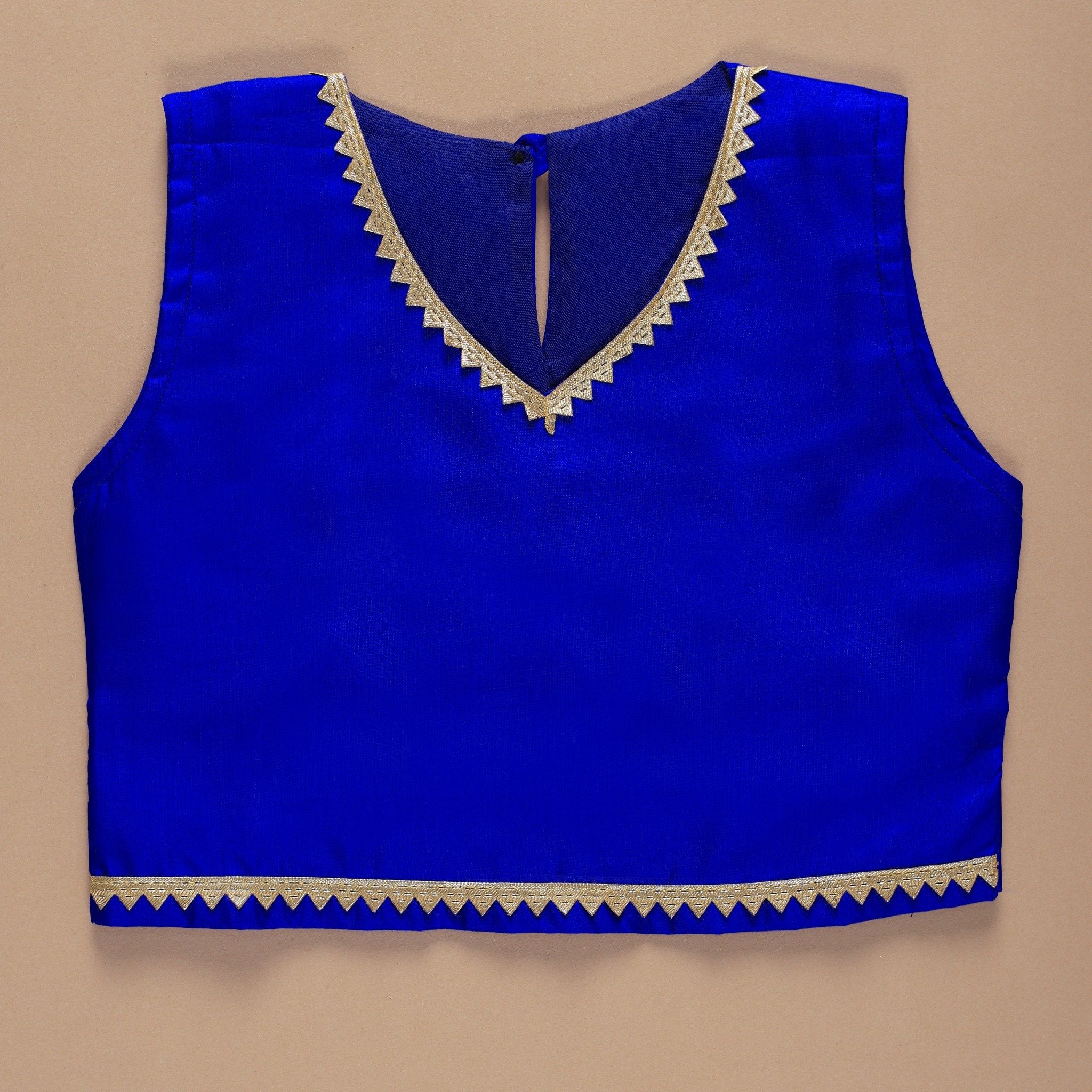 Vaanee Designz Silk Blend Readymade Embroidered 3 Piece Lehenga Choli Set|Lehenga Choli,Ethnic Wear|Lehenga for Kids|Lehenga Set for Wedding and Festival(Blue&Yellow)