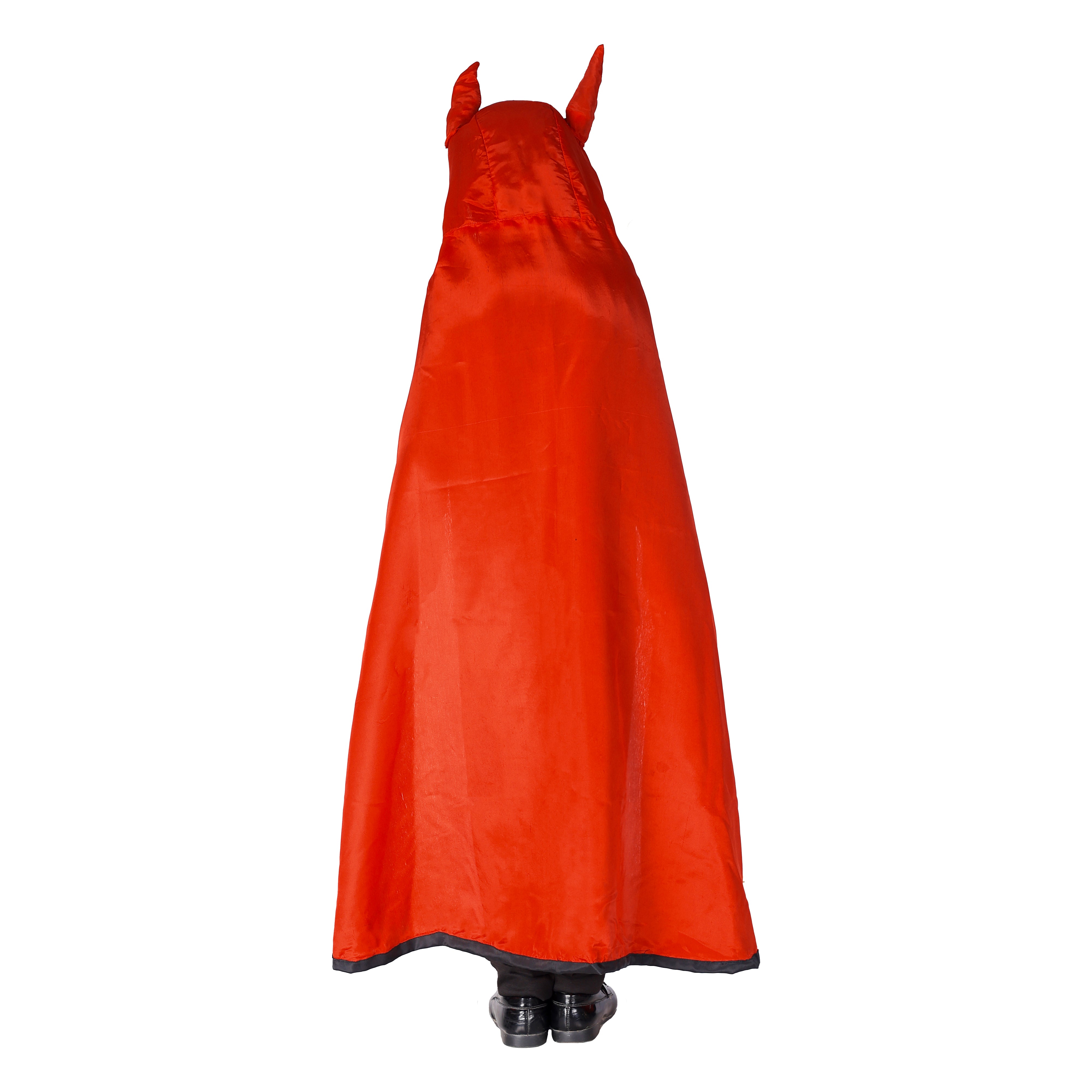 Halloween Dress|Devil's Costume and Accessories|For Girls and boys Kids |Haunted Horror Theme Dress (Only Cape & accessories with FREE scary teeth)