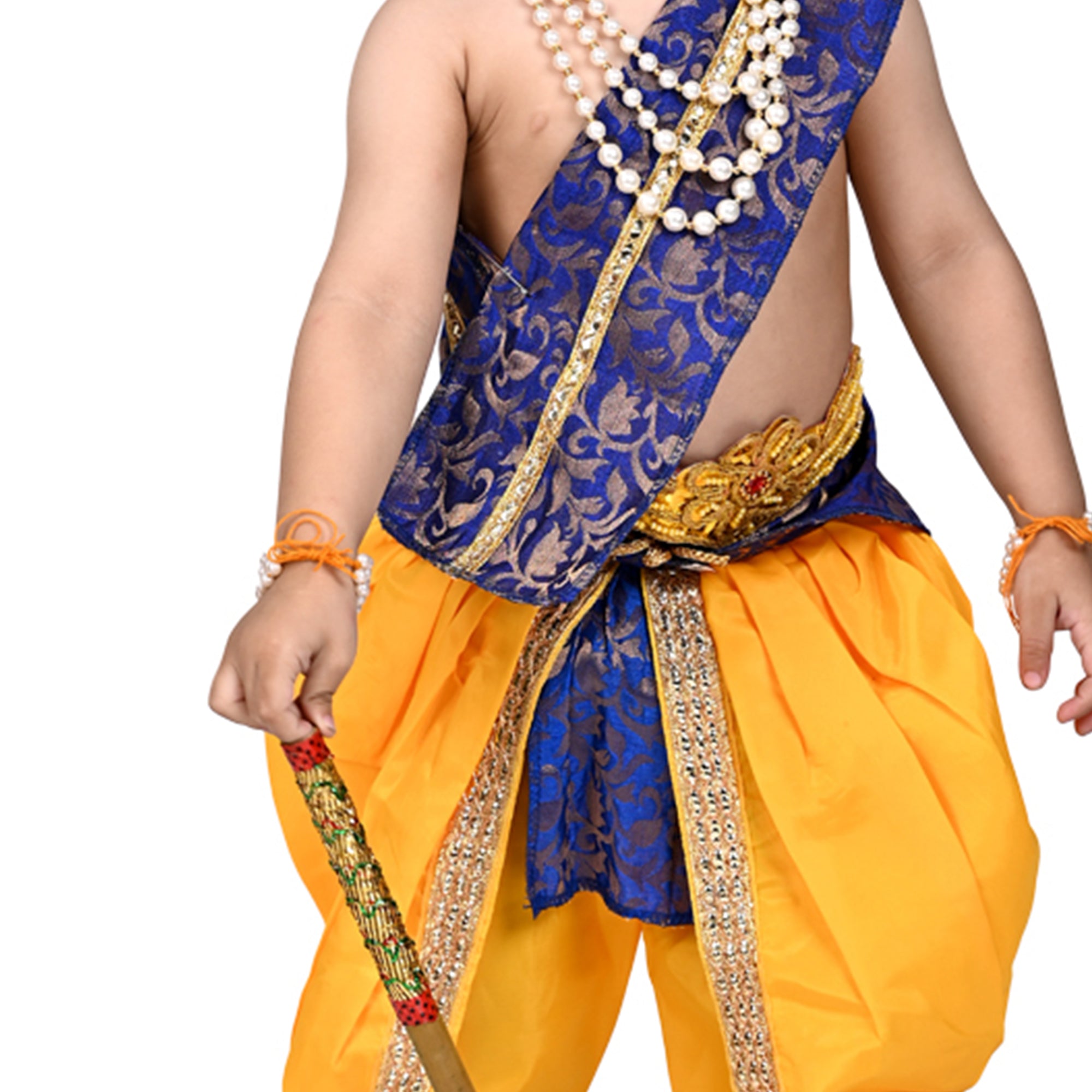 Krishna Dress for Baby Boy Kids Set of 10 Little Krishna Ji Kanha Janmasthmi Costume for Kids