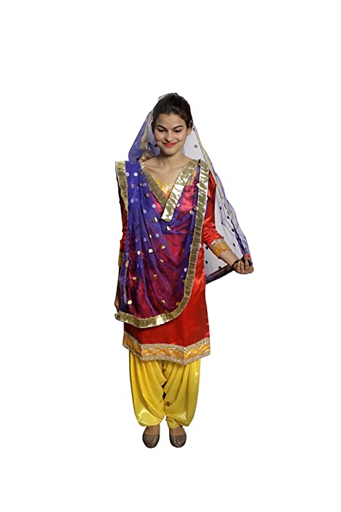 Punjabi Dress For Girl - Kids Fancy Costume
