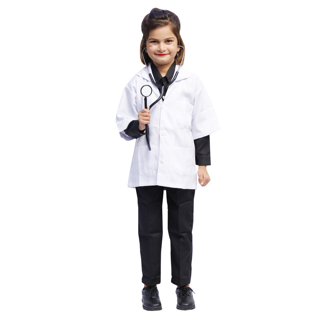 Indian Doctor Uniform For Kids Fancy Costume