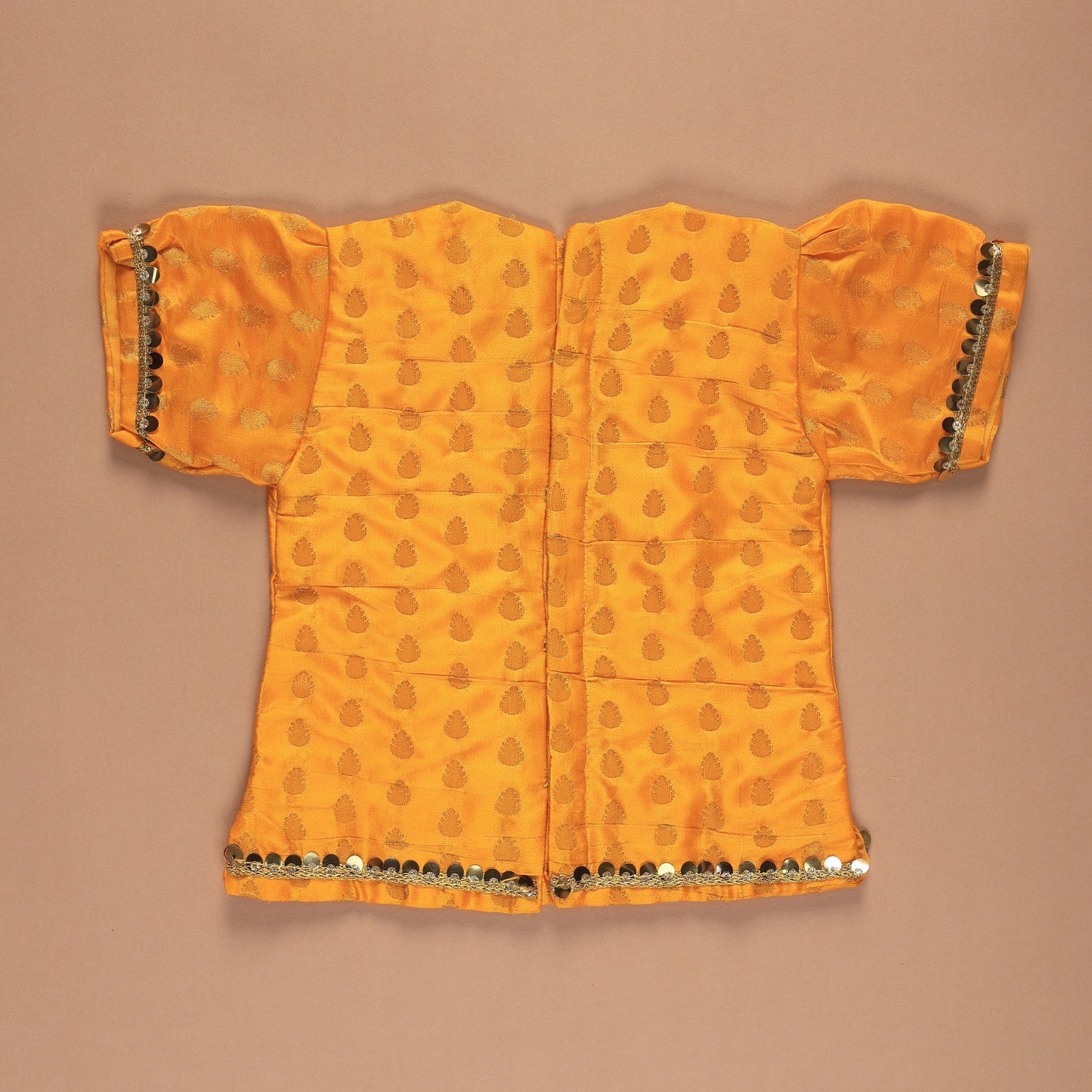 Vaanee Designz Silk Blend Readymade Embroidered 3 Piece Lehenga Choli Set|Lehenga Choli,Ethnic Wear|Lehenga for Kids|Lehenga Set for Wedding and Festival(Yellow & Green)