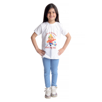 Holi T-Shirts for Kids - Printed Round Neck T-shirts for Boys &amp; Girls