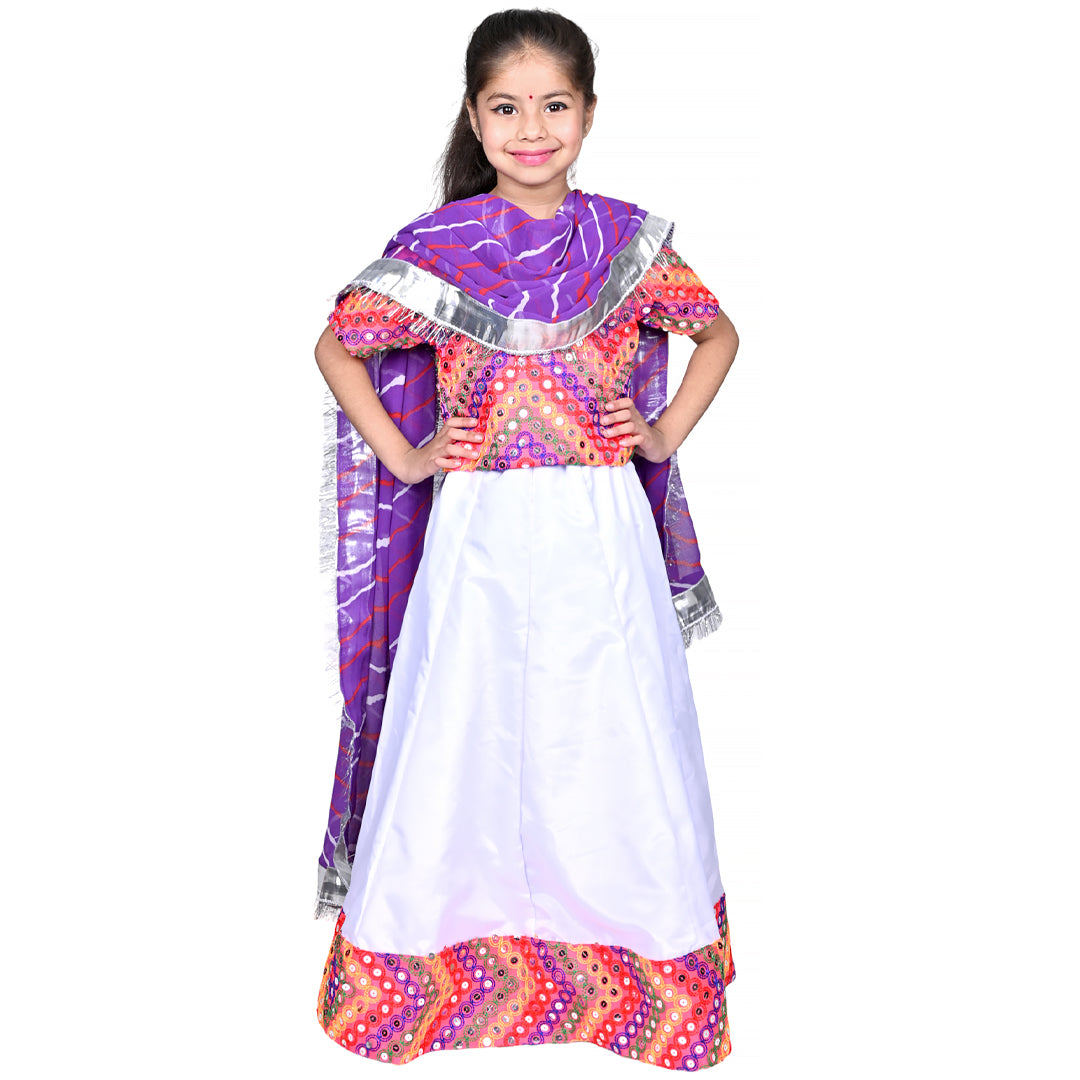 Rajasthani Dress For Girls Kids Indian States &amp; Folk Dance Costume