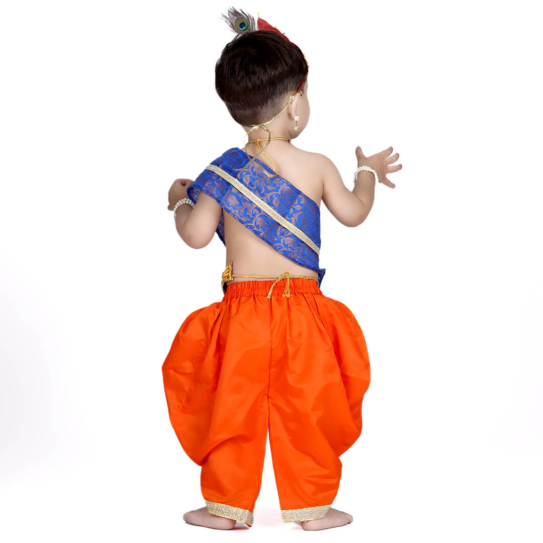 Krishna Dress for Baby Boy Kids Set of 10 Little Krishna Ji Kanha Janmasthmi Costume for Kids