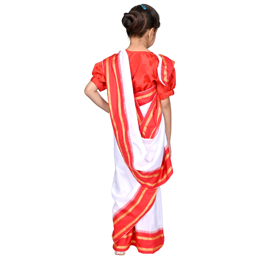 Bengali Dress For Girls Kids Indian States &amp; Folk Dance Costume