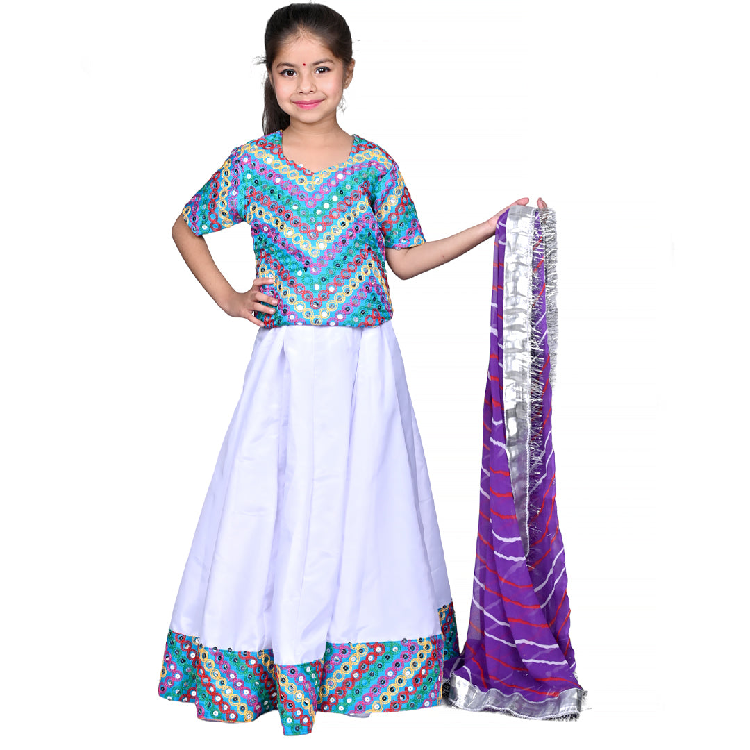Rajasthani Dress For Girls Kids Indian States &amp; Folk Dance Costume