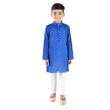 Blue Kurta Pajama set for Kids - Complete Set
