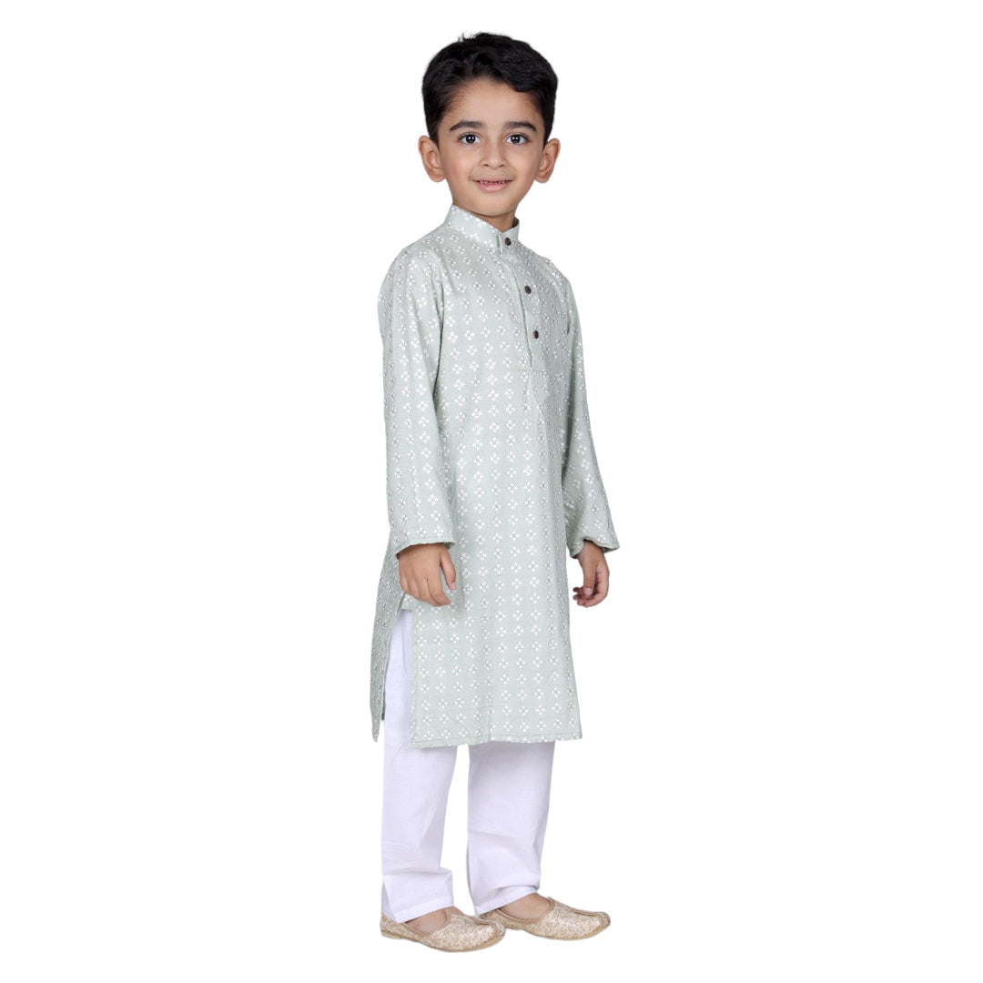 Vaanee Designz Baby Boys Ethnic Wear Kurta Pyjama Set for Boys Kids