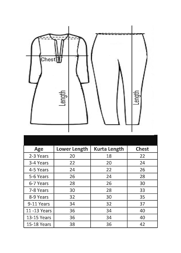 Orange Kurta Pajama Set for Boys Kids Complete Set