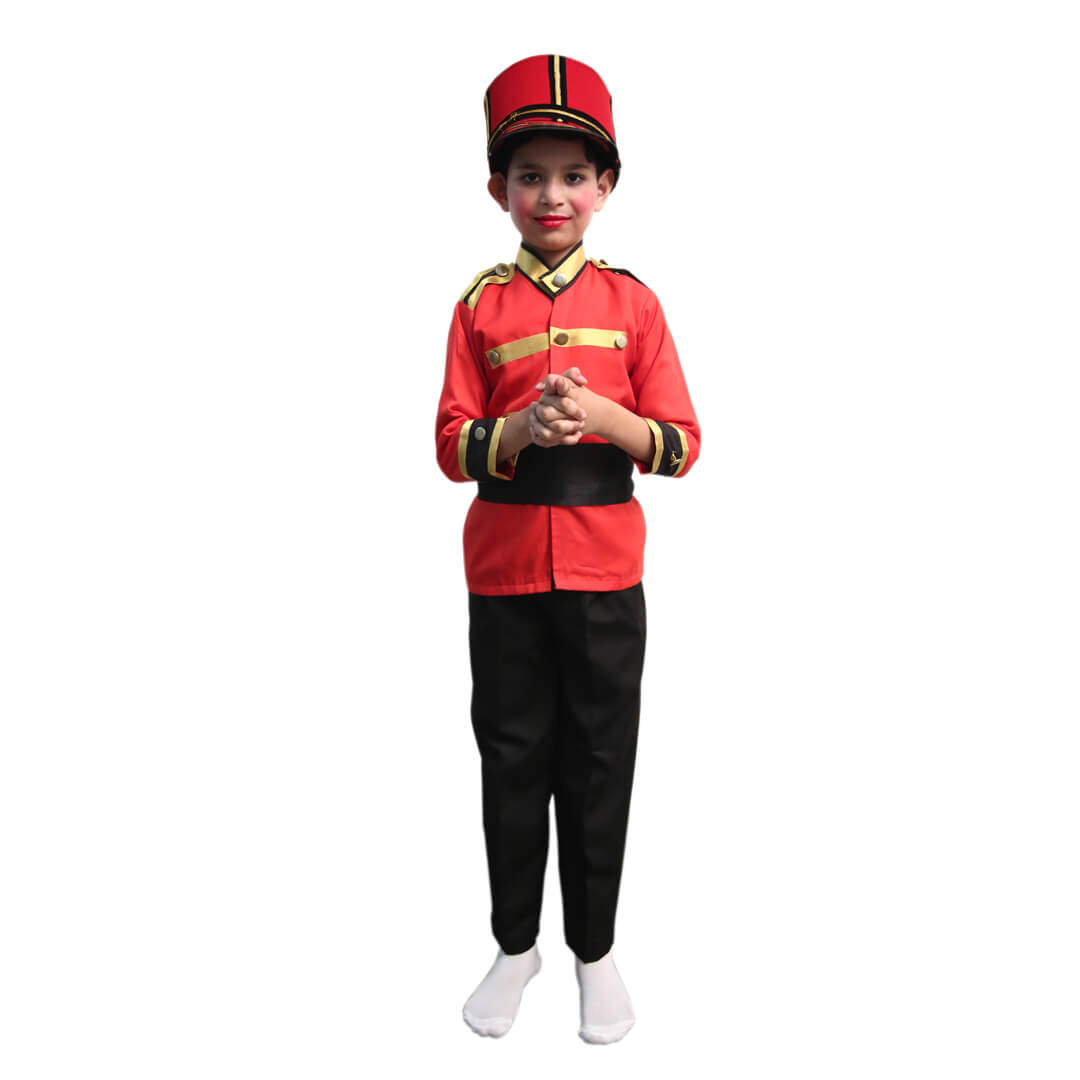 British Soldier Costume for Boys - Kids Fancy Dress