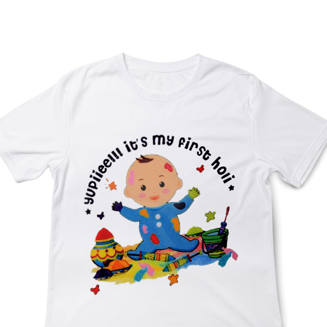 Holi T-Shirts for Kids - T-shirts for kids (IMC41000-Holi2)