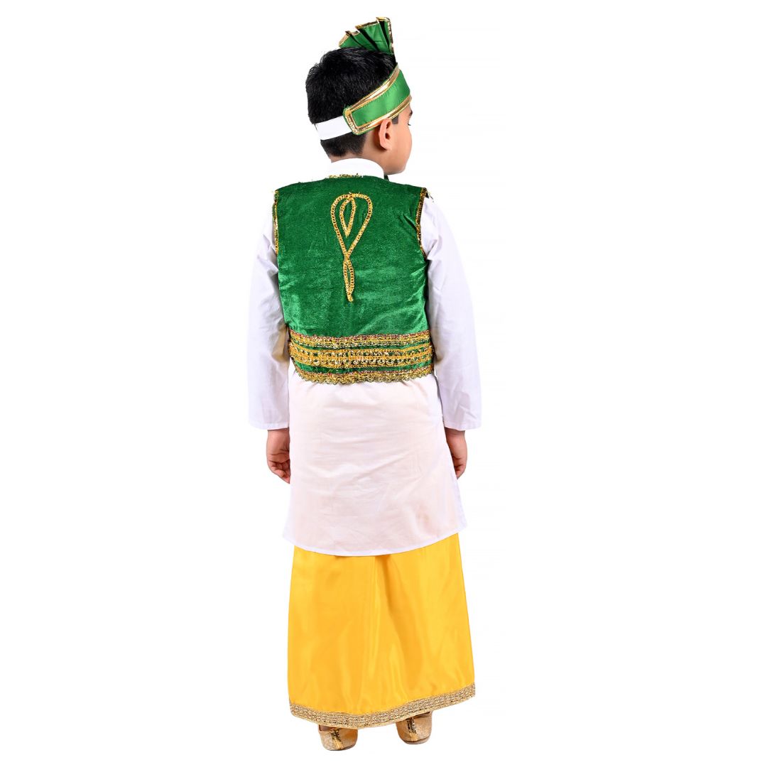 Indian Punjabi Folk Dance Dress For Boy - Kids Fancy Dress (IMC579-PUNJB2)