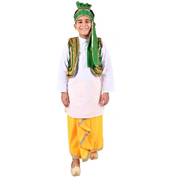 Indian Punjabi Folk Dance Dress For Boy - Kids Fancy Dress (IMC579-PUNJB2)