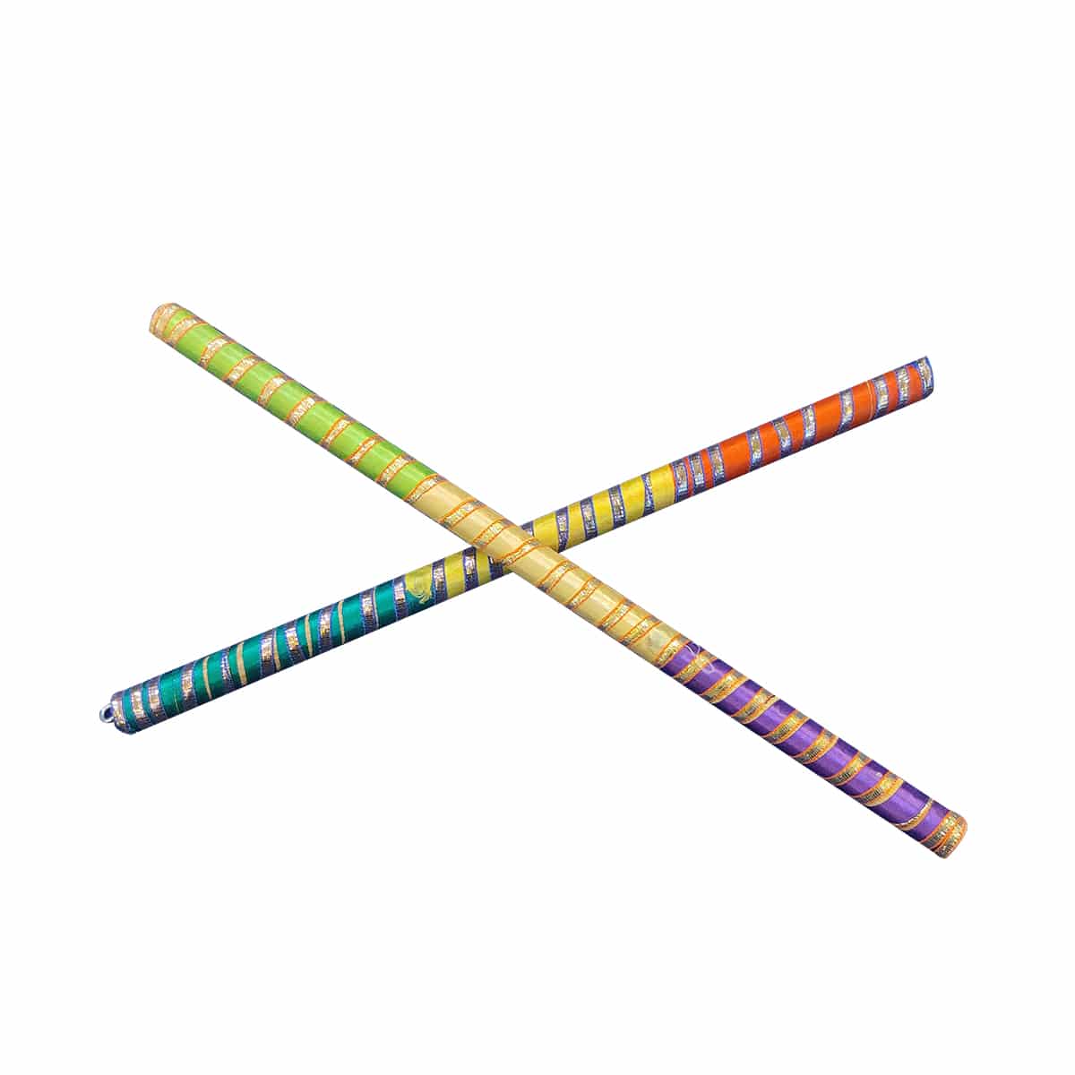 Multicolor Dandiya Sticks Pair Navratri Garba Accessory