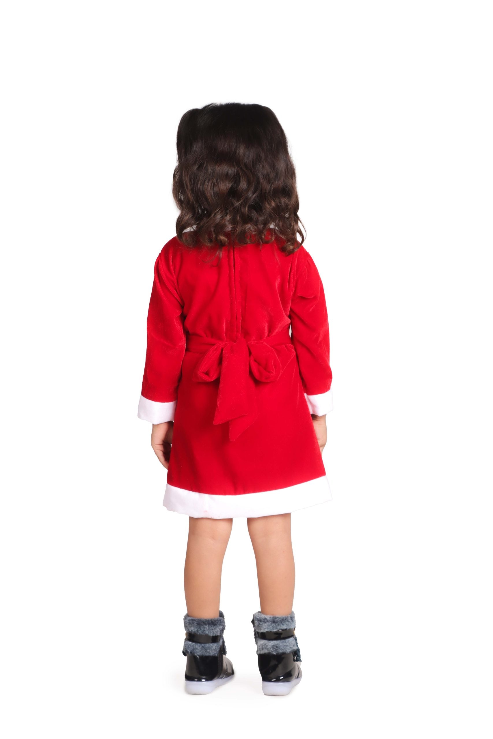 Santa Claus Dress Christmas Dress For Girls/ Santa Costume for Girls