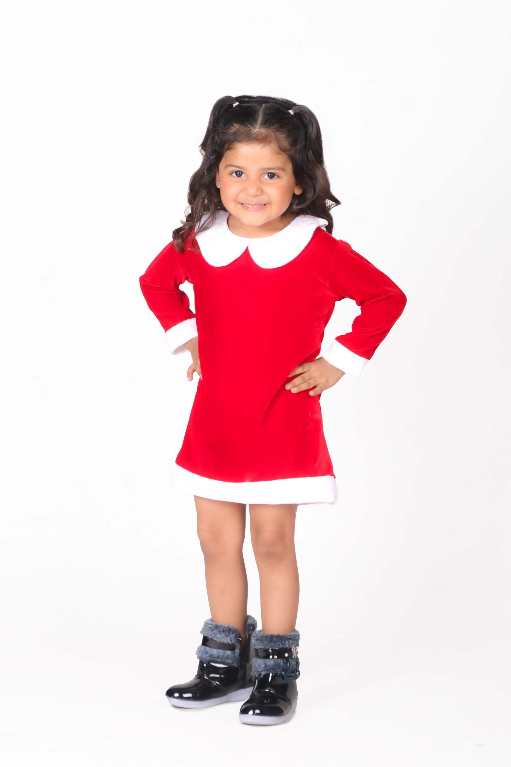 Santa Claus Dress Christmas Dress For Girls/ Santa Costume for Girls –  ItsMyCostume
