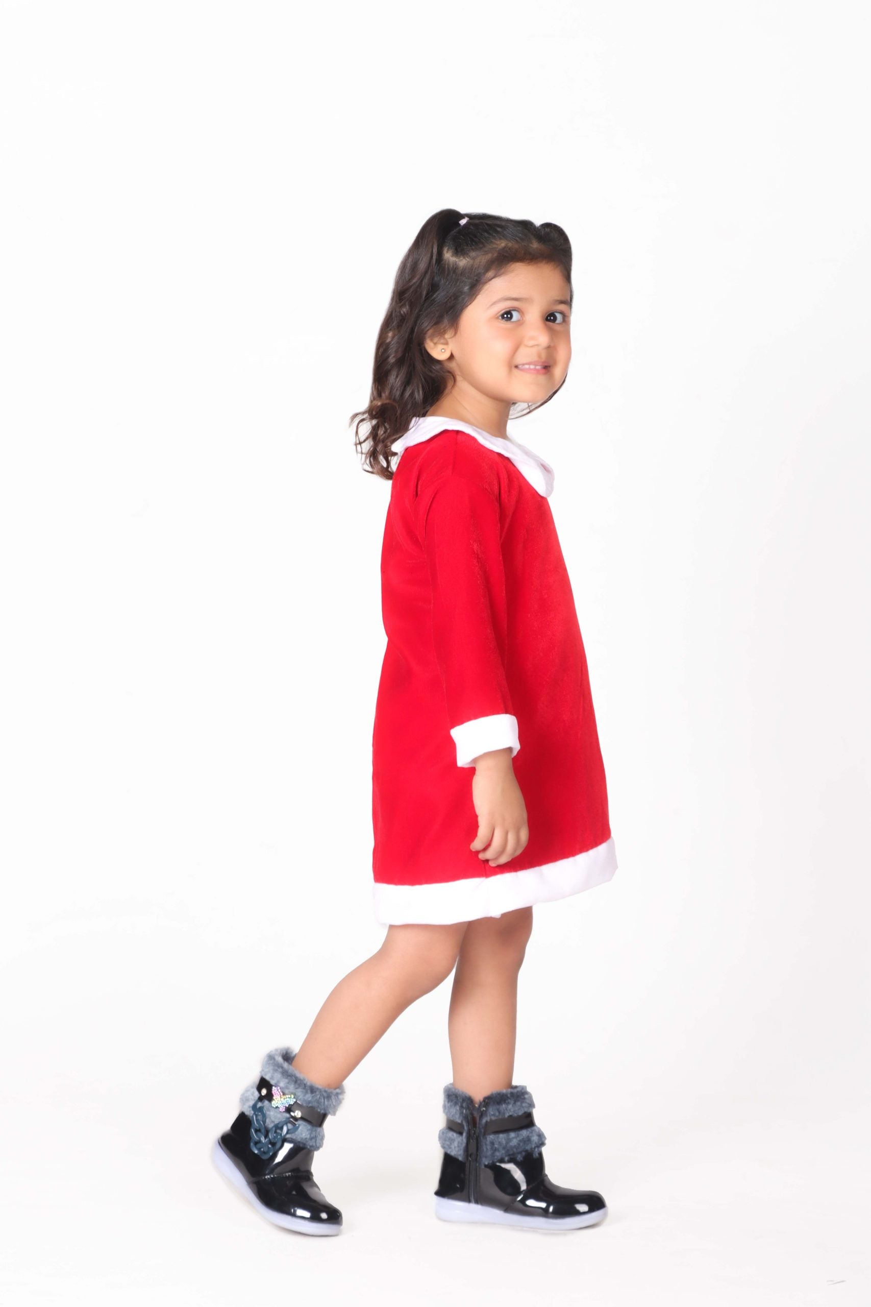Santa Claus Dress Christmas Dress For Girls/ Santa Costume for Girls