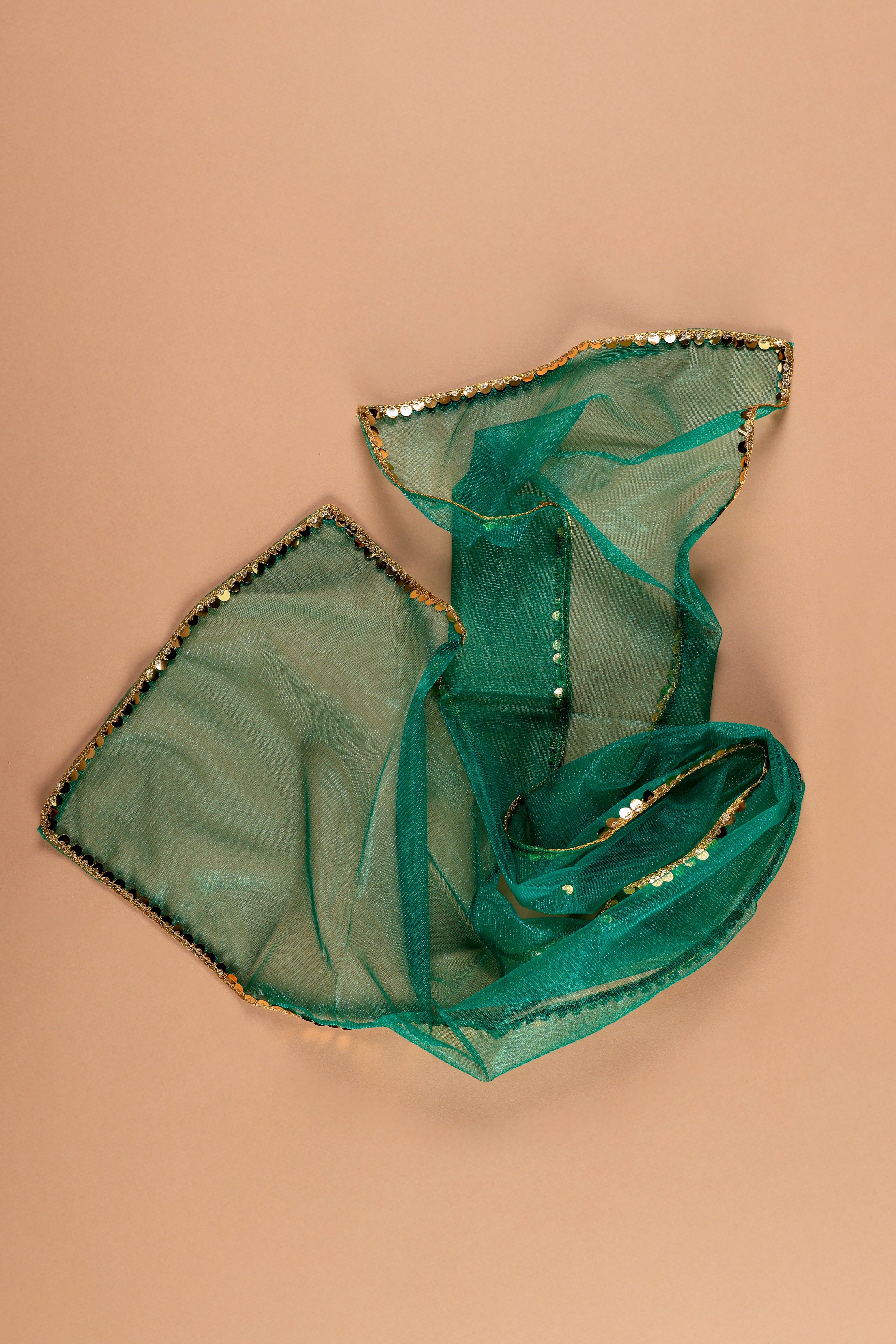 Vaanee Designz Silk Blend Readymade Embroidered 3 Piece Lehenga Choli Set|Lehenga Choli,Ethnic Wear|Lehenga for Kids|Lehenga Set for Wedding and Festival(Yellow & Green)