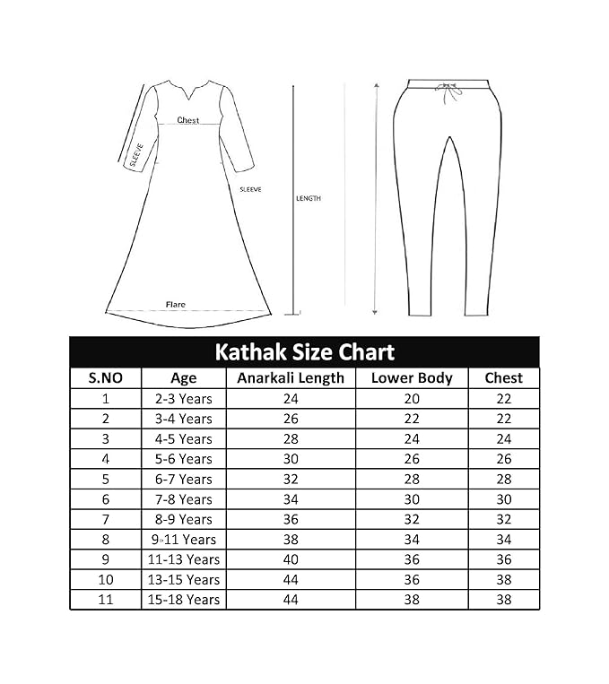 Kathak Costume Blue and Red Anarkali Dress IMC40000