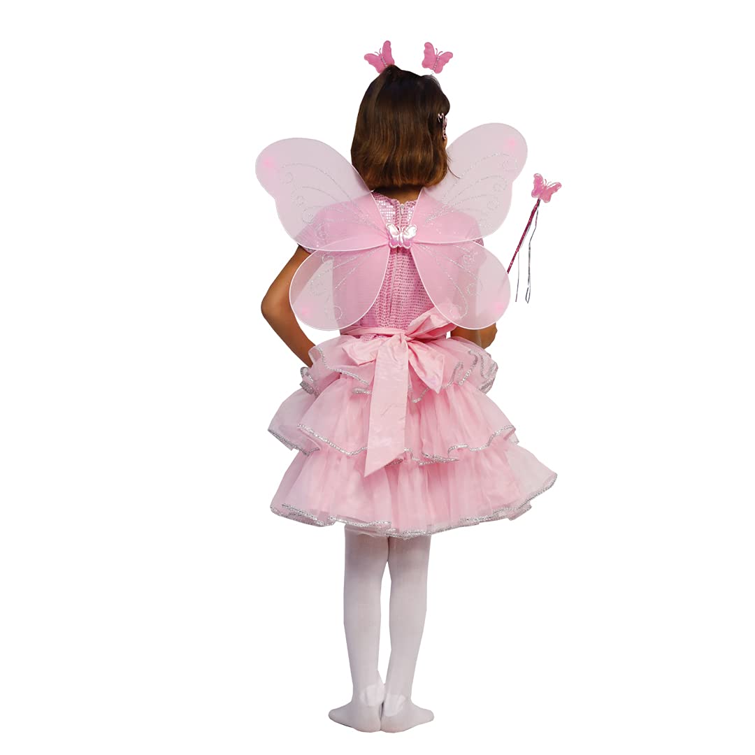 Princess Fairy Butterfly Pari Costum Dress for Kids Girls Angel Dress