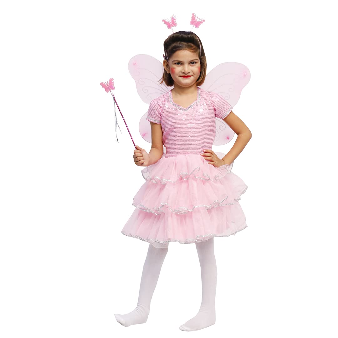 Princess Fairy Butterfly Pari Costum Dress for Kids Girls Angel Dress